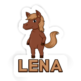 Lena Autocollant Cheval Image