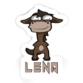 Standing Horse Sticker Lena Image