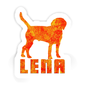 Lena Autocollant Chien Image