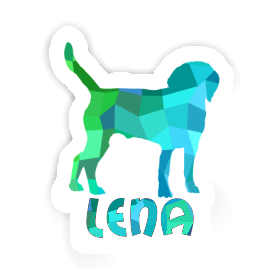 Hund Sticker Lena Image