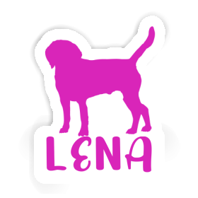 Aufkleber Lena Hund Image