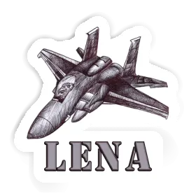 Plane Sticker Lena Image