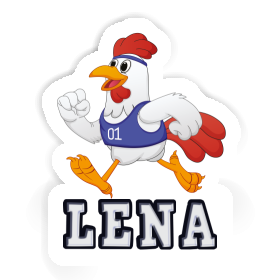 Lena Autocollant Poulet Image