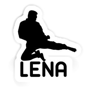 Karateka Aufkleber Lena Image