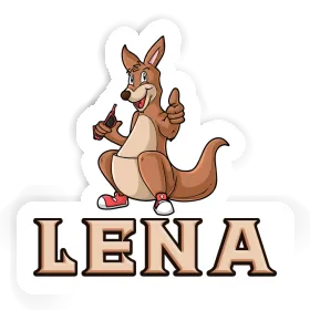 Sticker Känguruh Lena Image