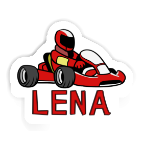 Sticker Kart Driver Lena Image