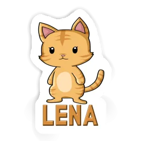 Lena Aufkleber Katze Image