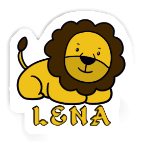 Autocollant Lion Lena Image