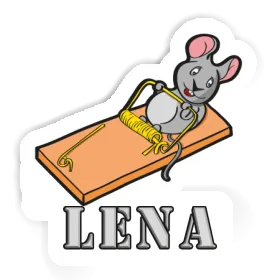 Lena Autocollant Souris Image