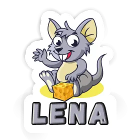 Lena Sticker Mouse Image