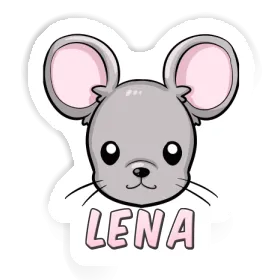 Sticker Lena Mousehead Image