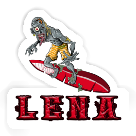 Lena Sticker Wave Rider Image