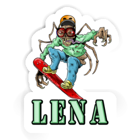 Sticker Snowboarder Lena Image