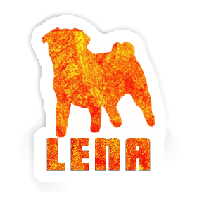 Sticker Lena Pug Image