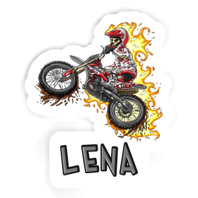 Sticker Lena Motocrossfahrer Image