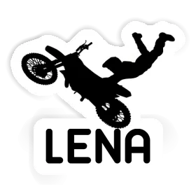 Motocrossiste Autocollant Lena Image