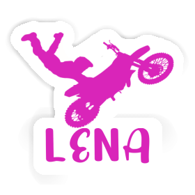 Lena Sticker Motocross-Fahrer Image