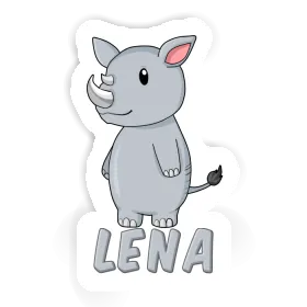 Sticker Rhino Lena Image