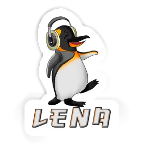 Lena Autocollant Pingouin musicien Image