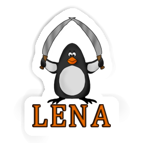 Sticker Kampfpinguin Lena Image