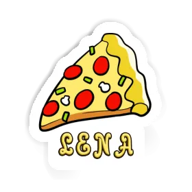 Sticker Lena Slice of Pizza Image