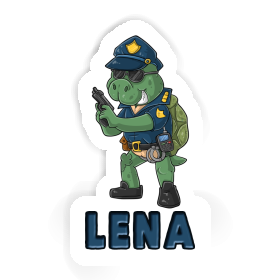 Autocollant Policier Lena Image