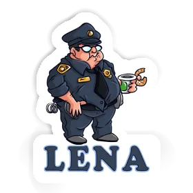 Police Officer Sticker Lena Image