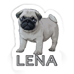 Sticker Pug Lena Image