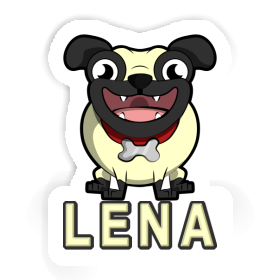 Sticker Pug Lena Image