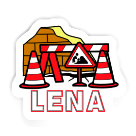 Autocollant Lena Construction de routes Image