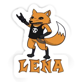 Rocker Fox Sticker Lena Image