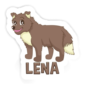 Chien Autocollant Lena Image