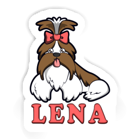 Shih Tzu Sticker Lena Image