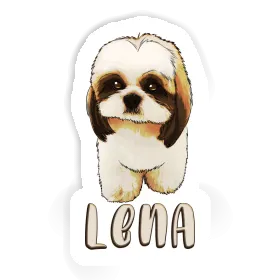 Autocollant Shih Tzu Lena Image