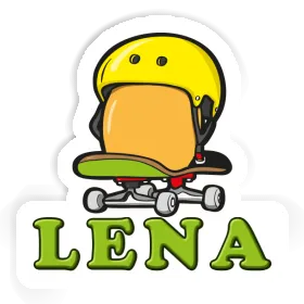 Skateboard Egg Sticker Lena Image