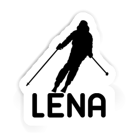 Skier Sticker Lena Image