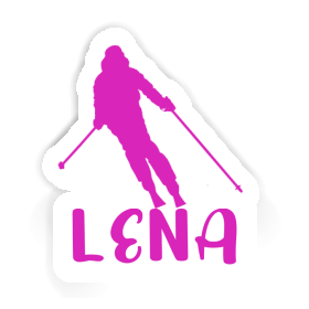 Sticker Skier Lena Image