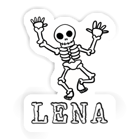 Lena Sticker Skeleton Image