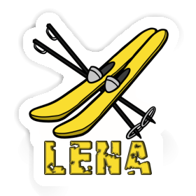 Aufkleber Ski Lena Image