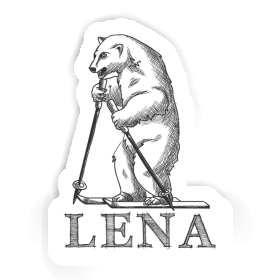 Skier Sticker Lena Image