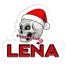 Weihnachtstotenkopf Sticker Lena Image