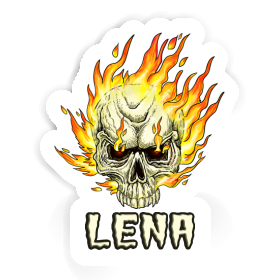 Aufkleber Totenkopf Lena Image