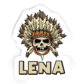 Kinder Totenkopf Sticker Lena Image