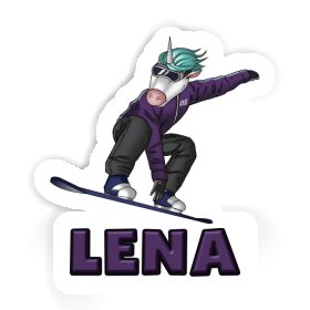 Sticker Snowboarder Lena Image