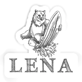 Sticker Lena Surfer Image