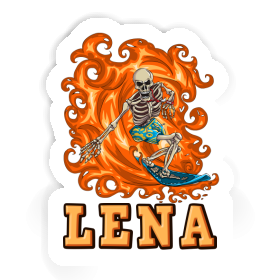 Sticker Surfer Lena Image