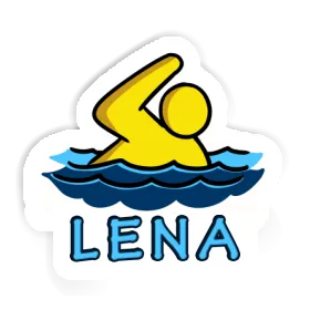 Aufkleber Schwimmer Lena Image