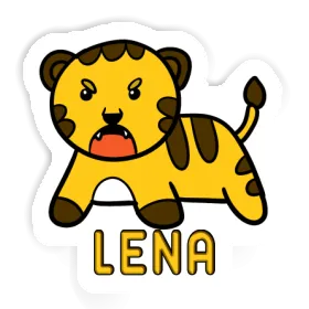 Sticker Tiger Lena Image