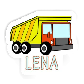 Lena Autocollant Camion à benne Image