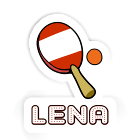 Autocollant Raquette de ping-pong Lena Image